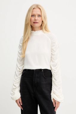 Blúzka Twinset béžová farba, jednofarebná, 252TT2410