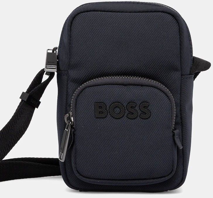 Malá taška BOSS tmavomodrá farba, 50552566
