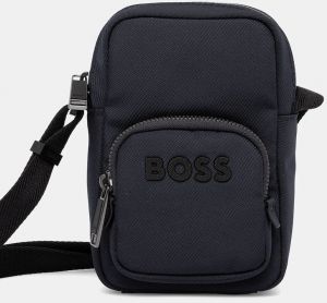 Malá taška BOSS tmavomodrá farba, 50552566