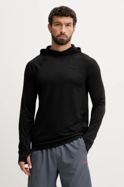 Tréningové tričko s dlhým rukávom Calvin Klein Performance čierna farba, jednofarebné, LVGMS5W351