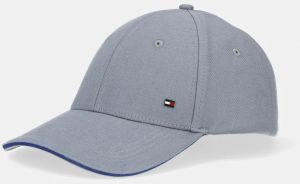 Bavlnená šiltovka Tommy Hilfiger šedá farba, jednofarebná, AM0AM13164
