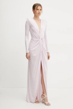 Šaty Elisabetta Franchi maxi, áčkový strih, ABR2451E2