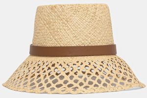 Klobúk Weekend Max Mara béžová farba, 2515571065600