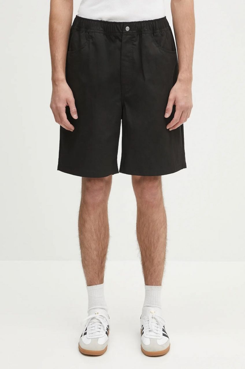Šortky Norse Projects Ragnar Fine Broken Twill Shorts čierna farba, N35.0620.9999