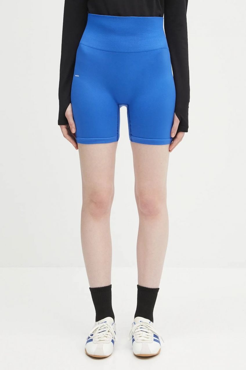 Šortky Pangaia Plant-Stretch Compressive Shorts jednofarebné, vysoký pás, 10002485