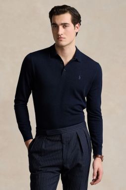 Sveter Polo Ralph Lauren tmavomodrá farba, 710941104