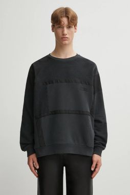 Bavlnená mikina MM6 Maison Margiela čierna farba, jednofarebná, SH2GU0026.M25024.899