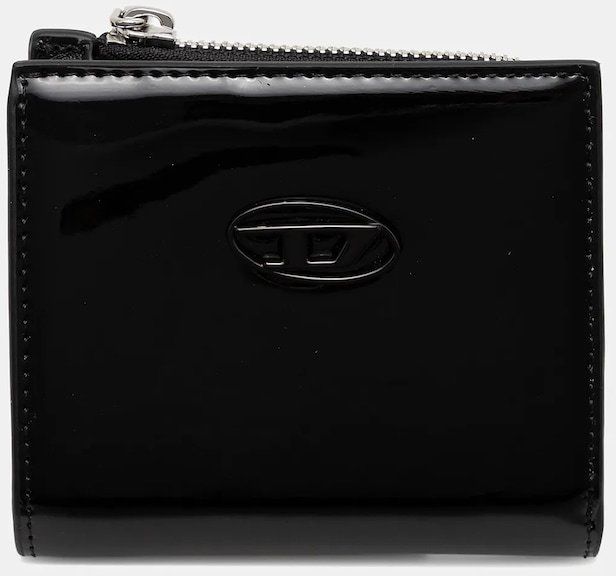 Peňaženka Diesel PLAY PLAY BI FOLD ZIP L dámska, čierna farba, X10433.P6255