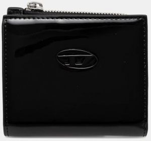 Peňaženka Diesel PLAY PLAY BI FOLD ZIP L dámska, čierna farba, X10433.P6255