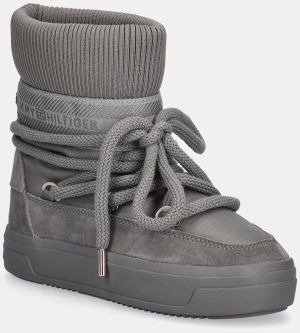 Snehule Tommy Hilfiger LOGOTAPE SNOWBOOT WARM šedá farba, FW0FW08998