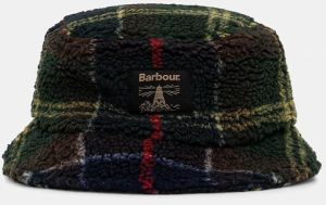 Klobúk Barbour Field Fleece zelená farba, MHA0920