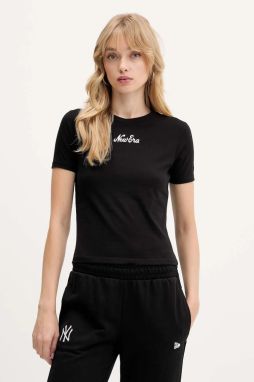 Tričko New Era dámske, čierna farba, 60564944
