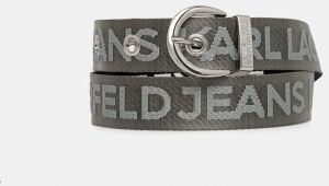 Opasok Karl Lagerfeld Jeans čierna farba, A3W33142