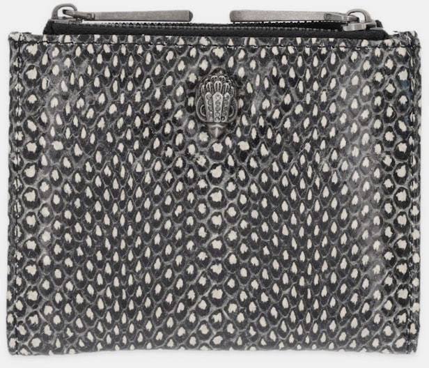 Kožená peňaženka Kurt Geiger London MINI PURSE KENSINGTON čierna farba, 4198701189