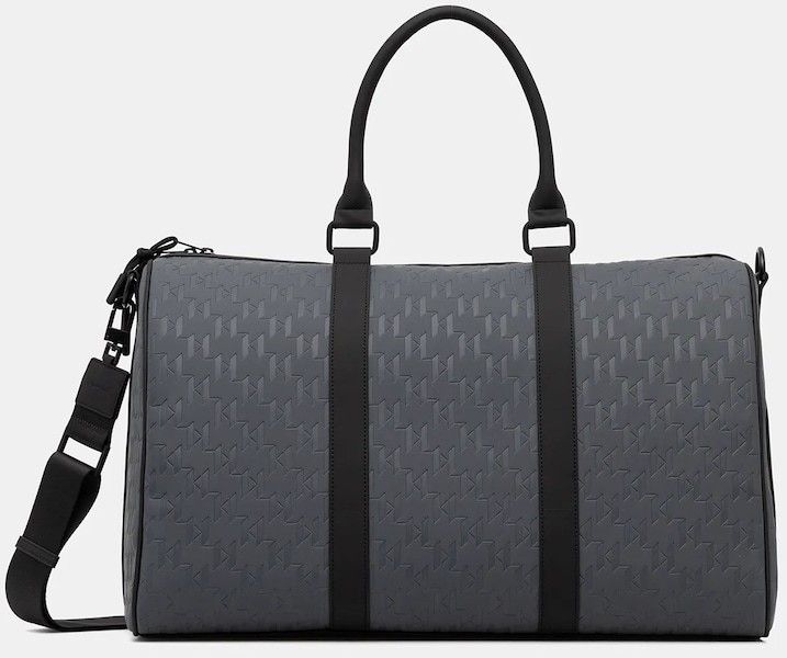 Taška Karl Lagerfeld šedá farba, A4M30245