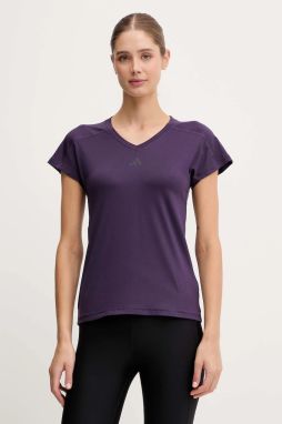Tréningové tričko adidas Performance Aeroready Wourkout Essentials fialová farba, JY2178