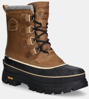 Kožená obuv Sorel CARIBOU HORIZON GTX hnedá farba, 2138661263