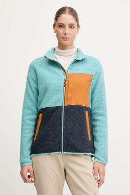 Športová mikina Smartwool tyrkysová farba, vzorovaná, SW002966