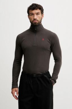 Športová mikina Fjallraven Pine šedá farba, jednofarebná, F81446-30