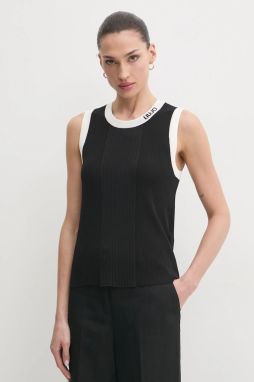 Vesta Liu Jo čierna farba, tenká, TA5092 MS022