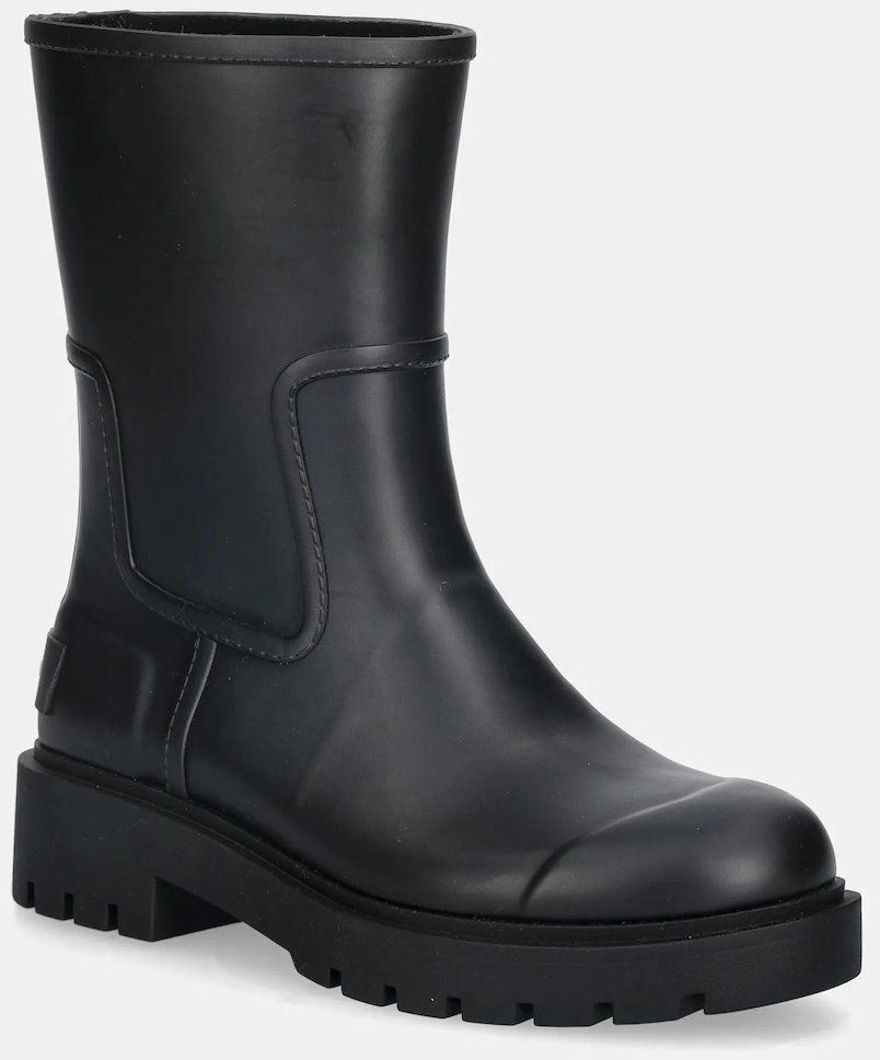 Gumáky Calvin Klein MID RAINBOOT RUBBER čierna farba, YW0YW02004