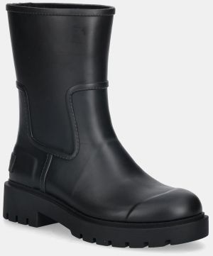 Gumáky Calvin Klein MID RAINBOOT RUBBER čierna farba, YW0YW02004