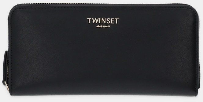 Peňaženka Twinset dámska, čierna farba, 252TD8392