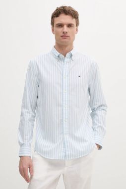 Bavlnená košeľa Tommy Hilfiger pánska, slim, s golierom button-down, MW0MW39159