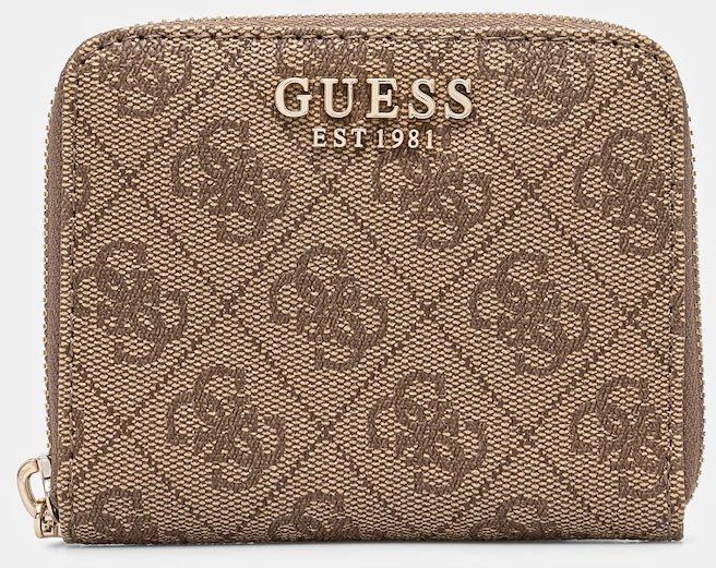 Peňaženka Guess ECO ERICA dámska, béžová farba, SWSG95 10137