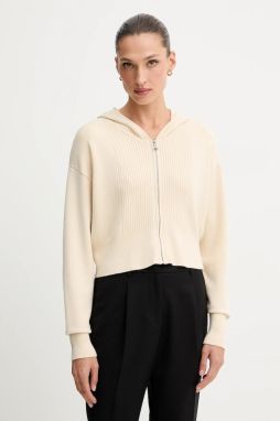 Kardigán Patrizia Pepe béžová farba, 2K0339 K207