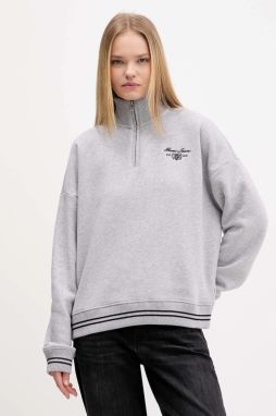 Mikina Guess Jeans šedá farba, melanžová, W5BQ06 KC811