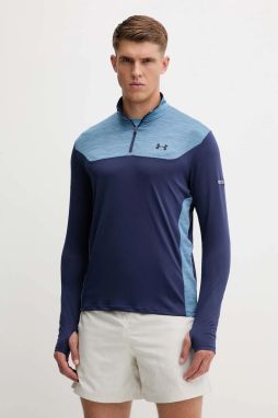 Tréningová mikina Under Armour UA Tech Utility tmavomodrá farba, s potlačou, 6004963