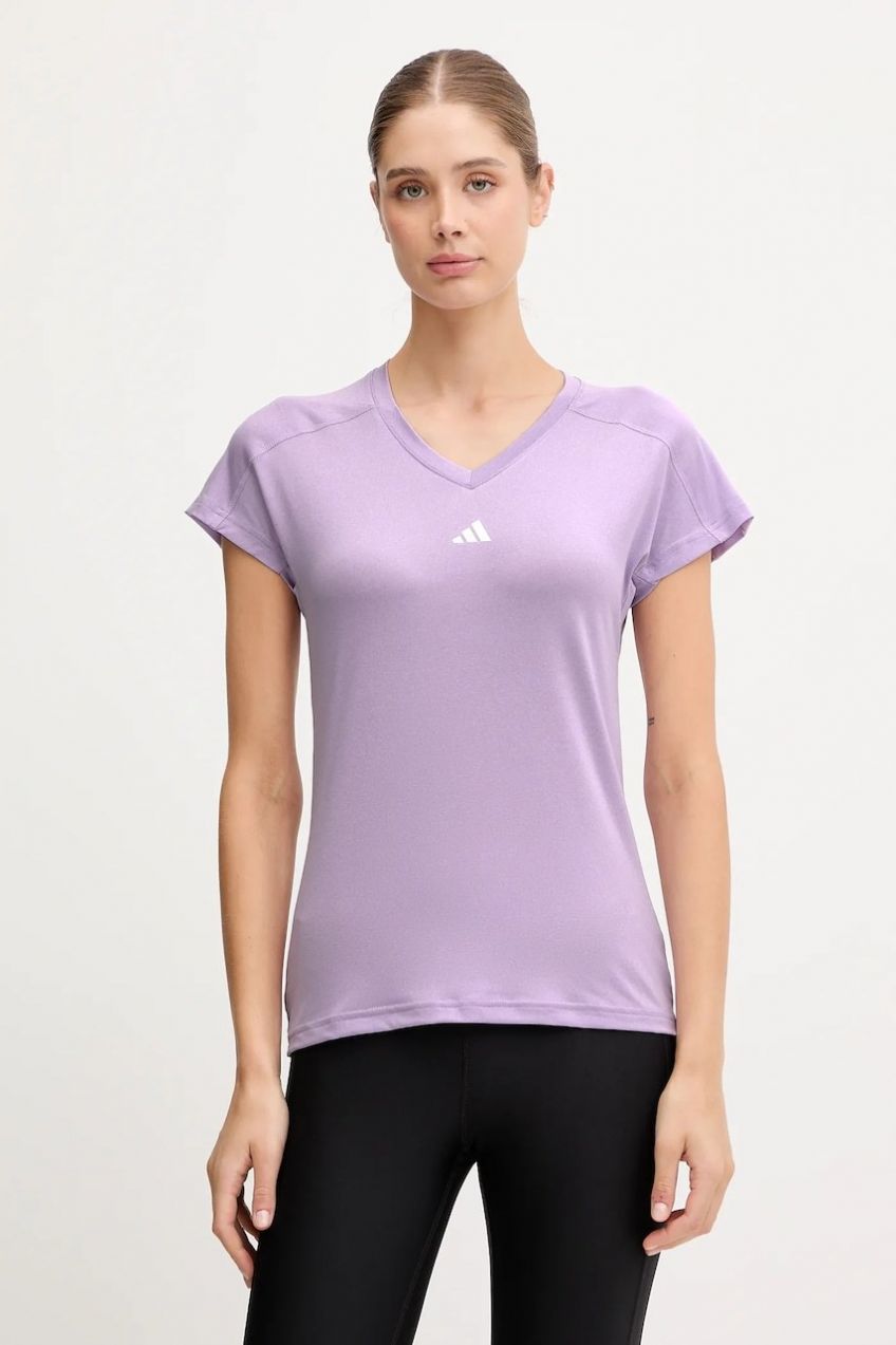 Tréningové tričko adidas Performance Aeroready Wourkout Essentials fialová farba, JY2179