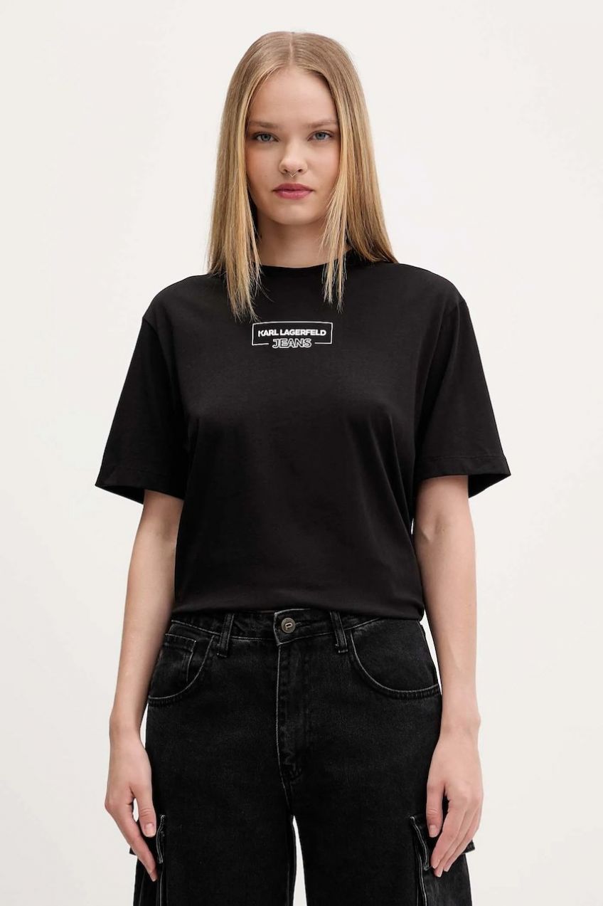 Bavlnené tričko Karl Lagerfeld Jeans