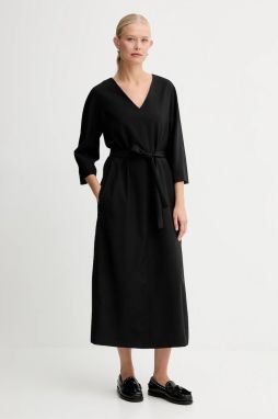 Šaty Weekend Max Mara LAZIALE čierna farba, mini, rovný strih, 2525226012600