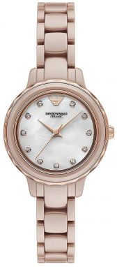 Hodinky Emporio Armani dámske, zlatá farba, AR70018
