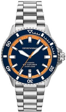 Hodinky Emporio Armani pánske, strieborná farba, AR60090