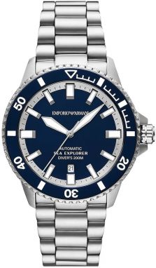 Hodinky Emporio Armani pánske, strieborná farba, AR60087