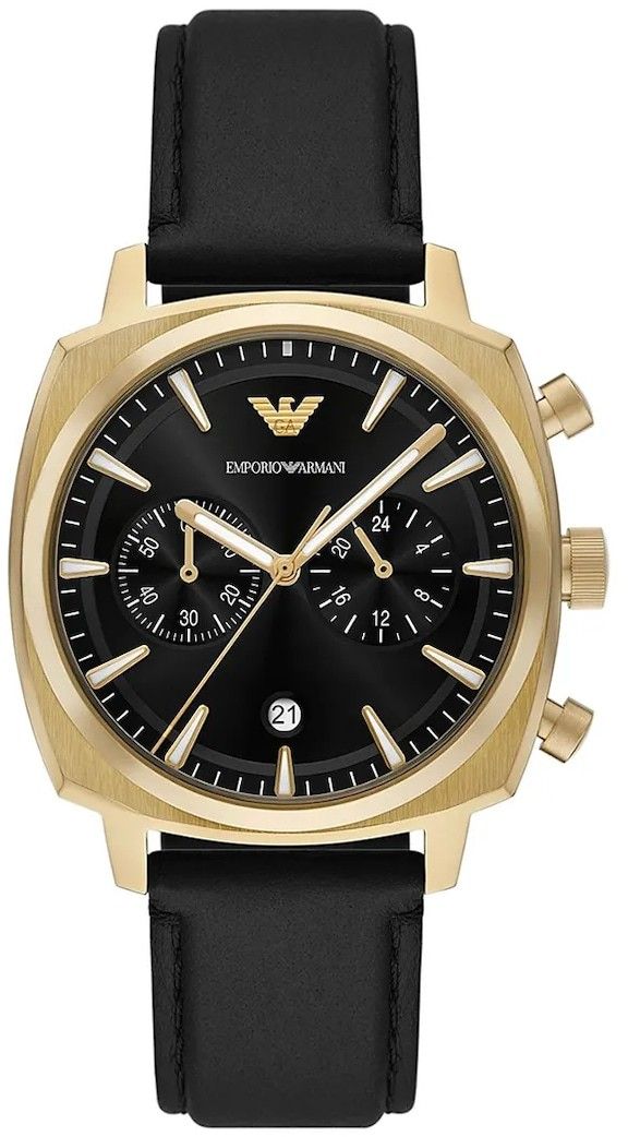Hodinky Emporio Armani pánske, zlatá farba, AR11690