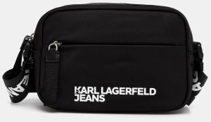 Malá taška Karl Lagerfeld Jeans čierna farba, A3M30352