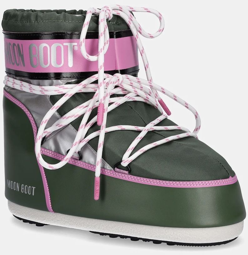 Snehule Moon Boot MB ICON LOW SPACE RACING zelená farba, 80D1409650 GH01