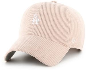 Menčestrová baseballová čiapka 47 brand MLB Los Angeles Dodgers ružová farba, B-THCBR12EWS-PK
