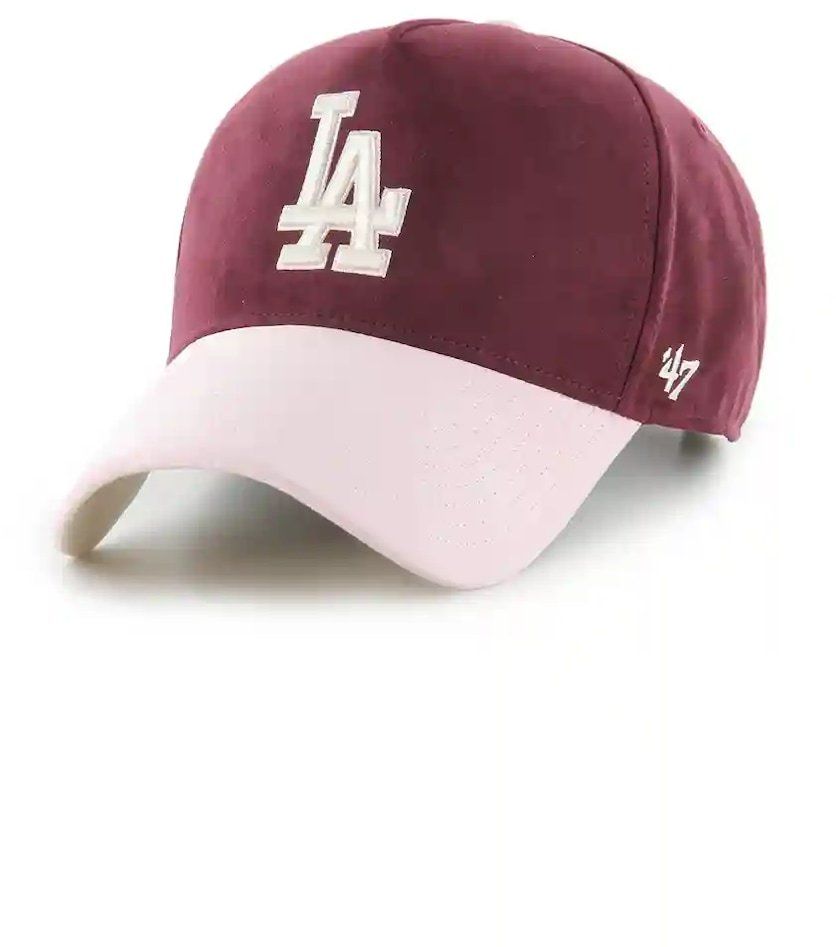 Šiltovka 47 brand MLB Los Angeles Dodgers bordová farba, B-USMDT12USS-KM
