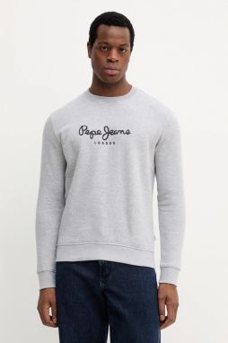 Mikina Pepe Jeans šedá farba, s potlačou, PM5800018