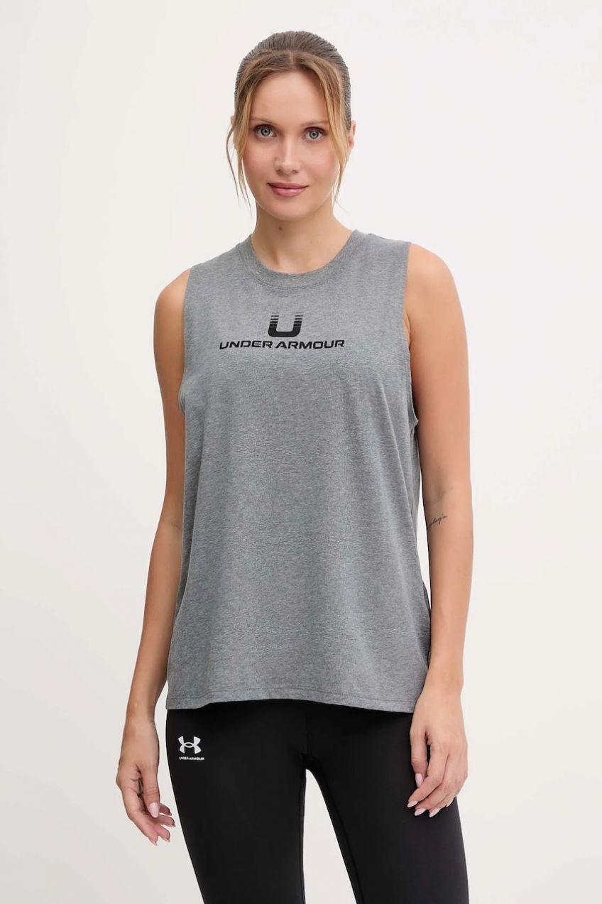 Top Under Armour Varsity šedá farba, 6006972