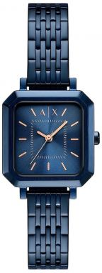 Hodinky Armani Exchange dámske, tmavomodrá farba, AX5730
