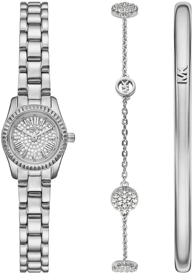 Hodinky a náramky Michael Kors strieborná farba, MK4948SET