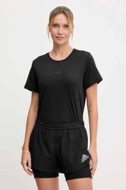 Tričko na jogu adidas Performance Motion čierna farba, JM4479