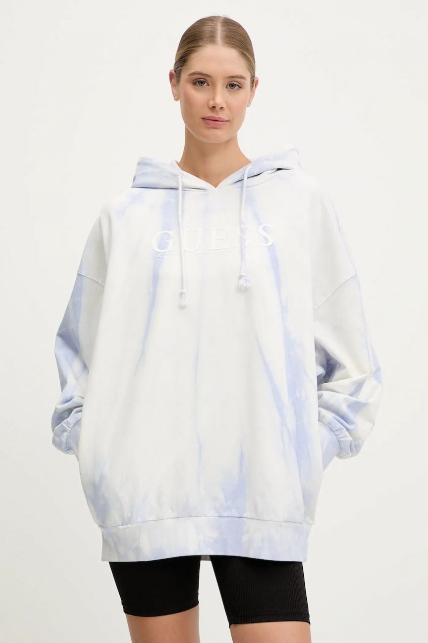Mikina Guess s kapucňou, vzorovaná, V5GQ16 KCRQ0