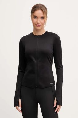 Tréningová mikina Calvin Klein Performance čierna farba, jednofarebná, LVGWF5J404